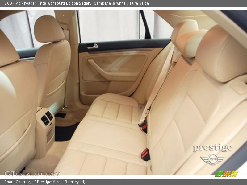 Campanella White / Pure Beige 2007 Volkswagen Jetta Wolfsburg Edition Sedan