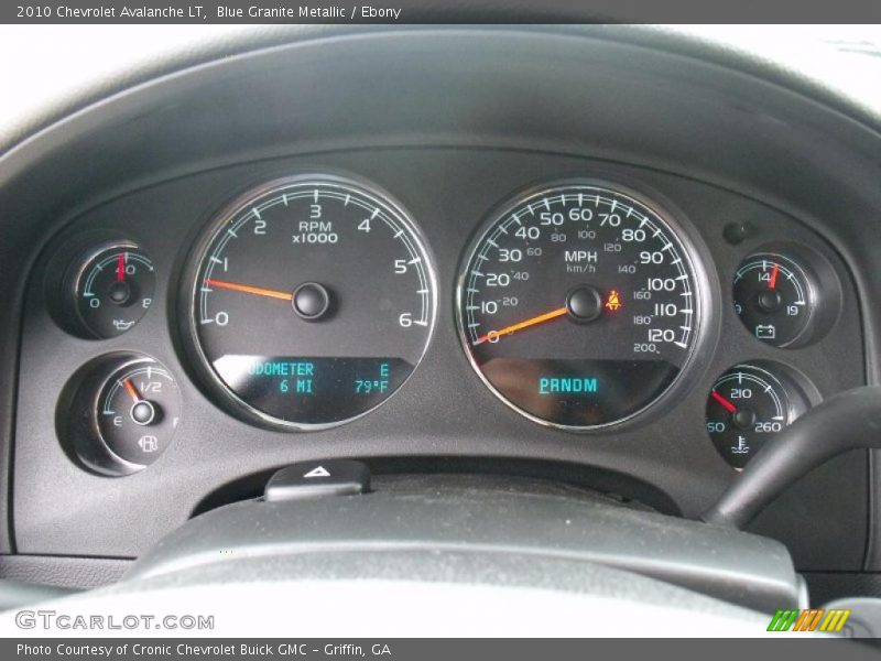 Blue Granite Metallic / Ebony 2010 Chevrolet Avalanche LT