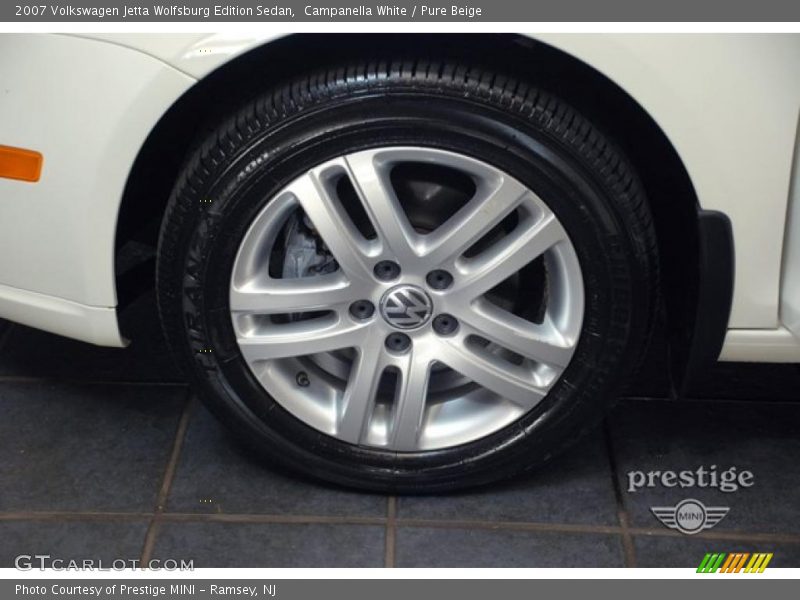 Campanella White / Pure Beige 2007 Volkswagen Jetta Wolfsburg Edition Sedan