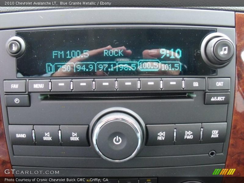 Blue Granite Metallic / Ebony 2010 Chevrolet Avalanche LT