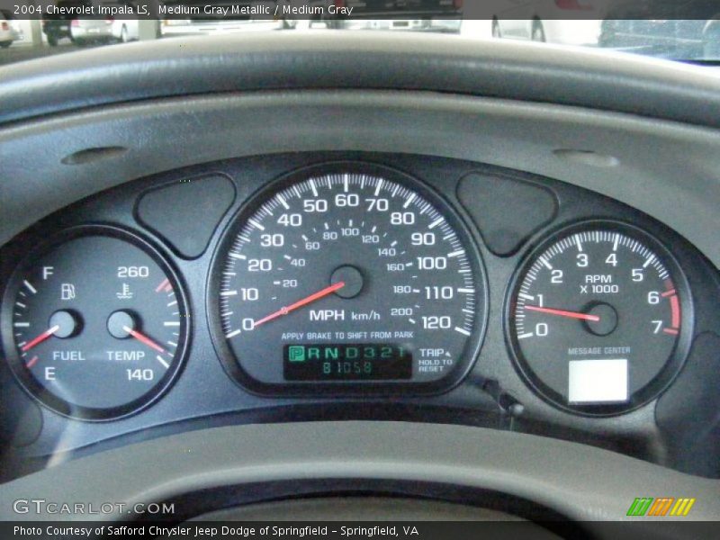 Medium Gray Metallic / Medium Gray 2004 Chevrolet Impala LS