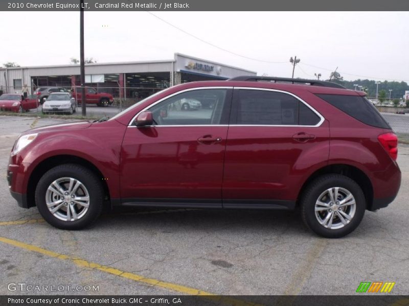 Cardinal Red Metallic / Jet Black 2010 Chevrolet Equinox LT