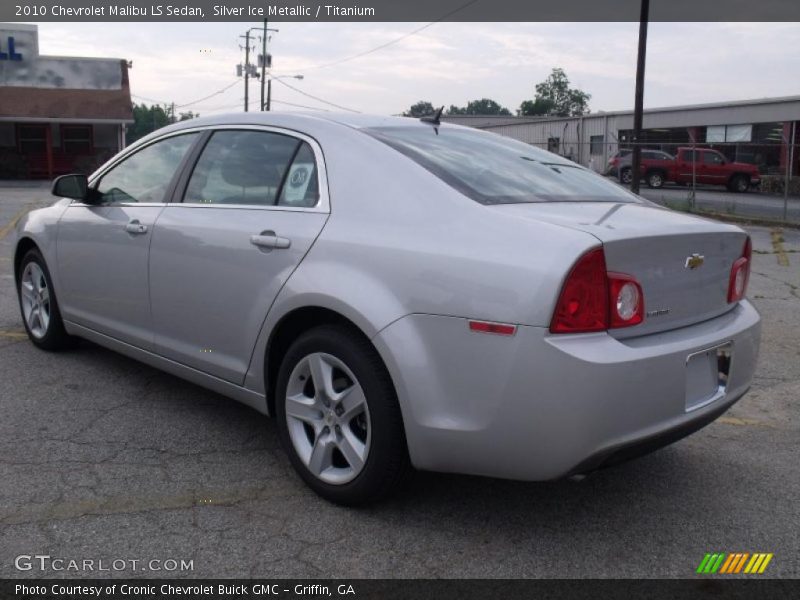 Silver Ice Metallic / Titanium 2010 Chevrolet Malibu LS Sedan