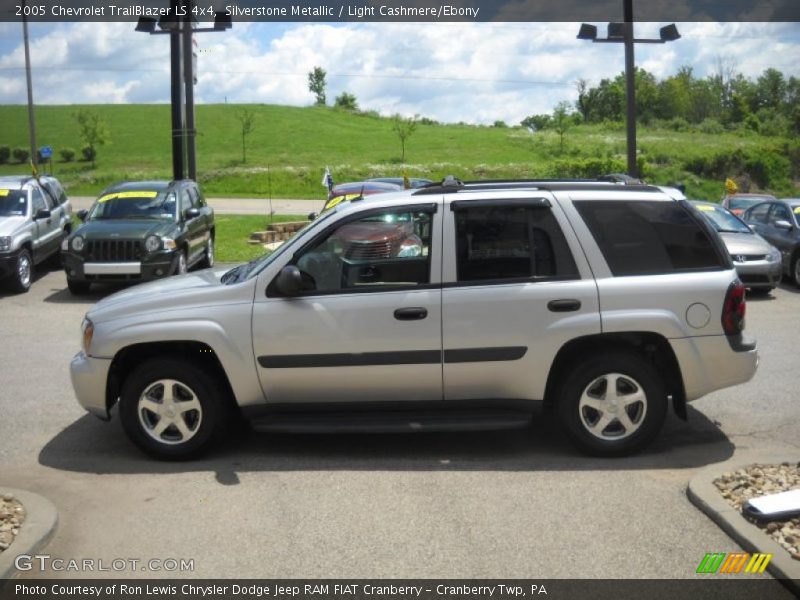 Silverstone Metallic / Light Cashmere/Ebony 2005 Chevrolet TrailBlazer LS 4x4