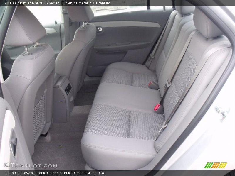 Silver Ice Metallic / Titanium 2010 Chevrolet Malibu LS Sedan