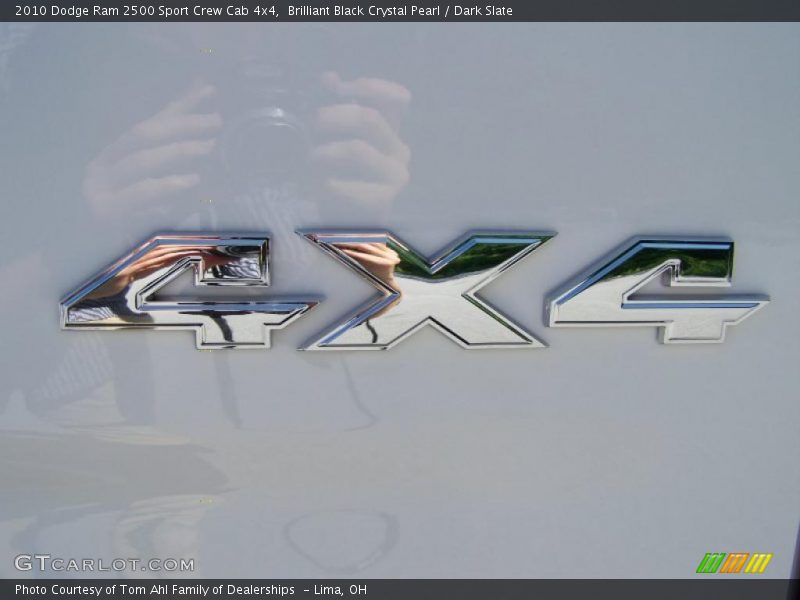 Brilliant Black Crystal Pearl / Dark Slate 2010 Dodge Ram 2500 Sport Crew Cab 4x4