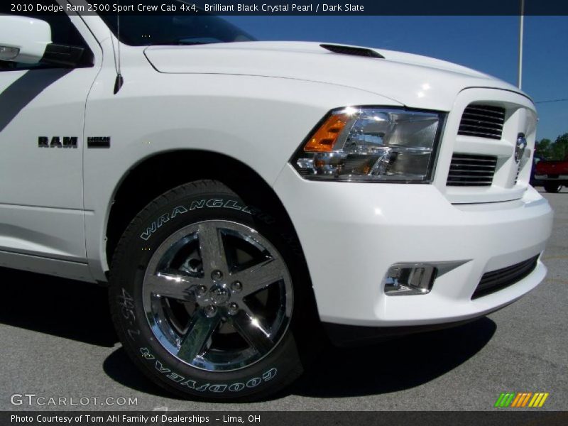 Brilliant Black Crystal Pearl / Dark Slate 2010 Dodge Ram 2500 Sport Crew Cab 4x4