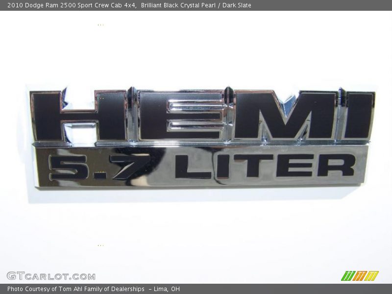 Brilliant Black Crystal Pearl / Dark Slate 2010 Dodge Ram 2500 Sport Crew Cab 4x4
