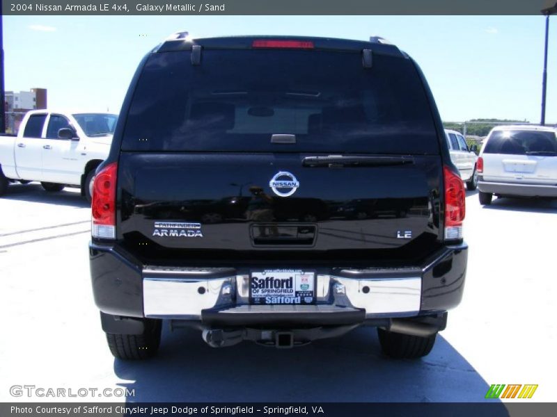Galaxy Metallic / Sand 2004 Nissan Armada LE 4x4