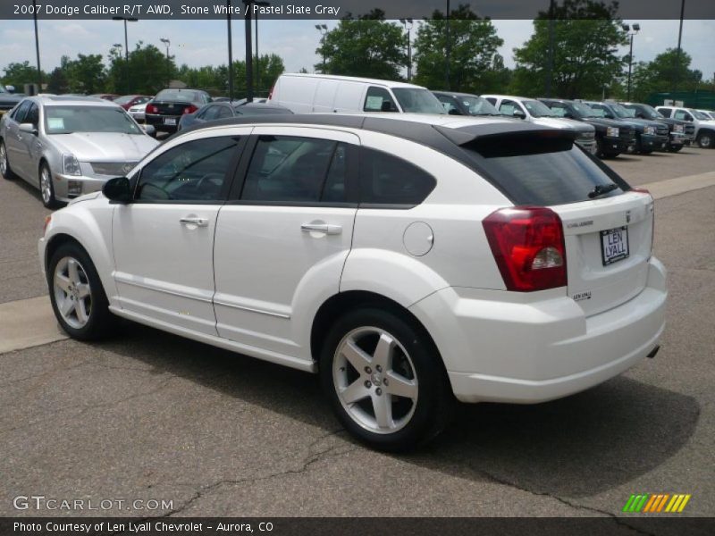 Stone White / Pastel Slate Gray 2007 Dodge Caliber R/T AWD
