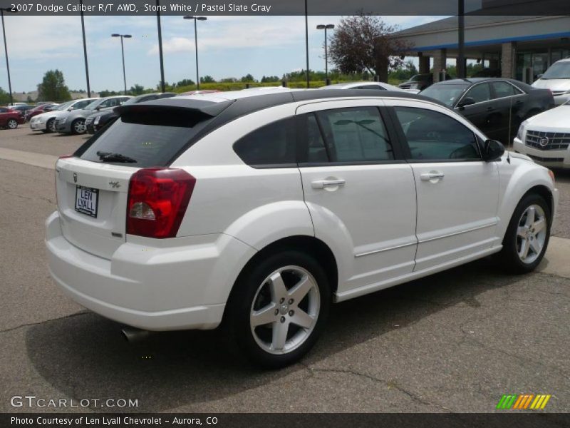Stone White / Pastel Slate Gray 2007 Dodge Caliber R/T AWD