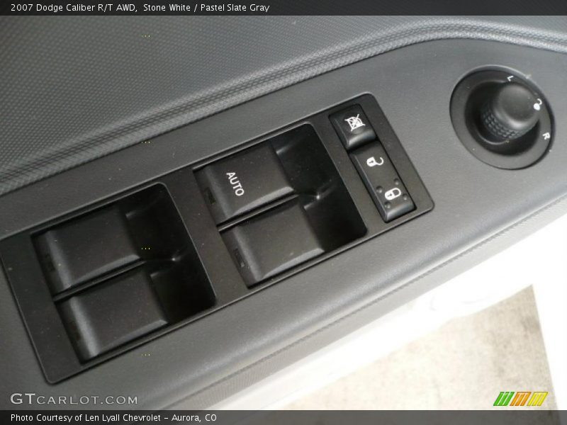 Stone White / Pastel Slate Gray 2007 Dodge Caliber R/T AWD