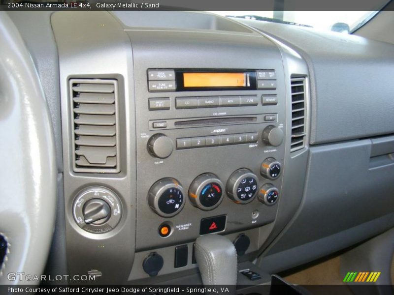 Galaxy Metallic / Sand 2004 Nissan Armada LE 4x4