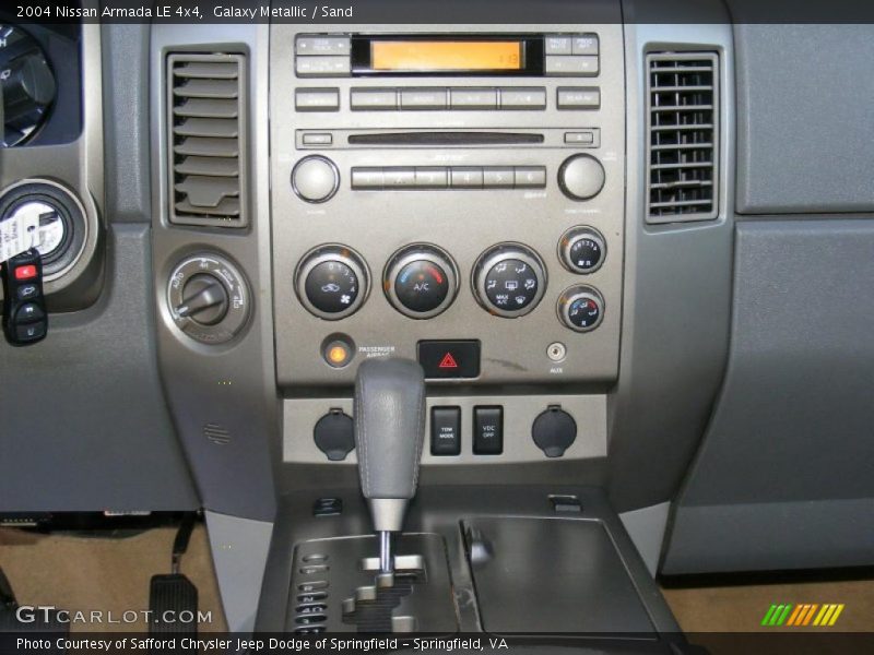 Galaxy Metallic / Sand 2004 Nissan Armada LE 4x4