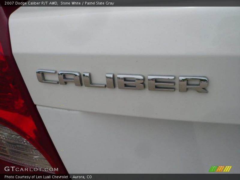 Stone White / Pastel Slate Gray 2007 Dodge Caliber R/T AWD