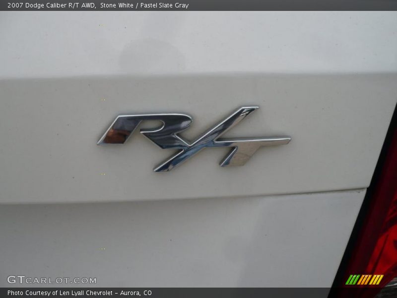 Stone White / Pastel Slate Gray 2007 Dodge Caliber R/T AWD