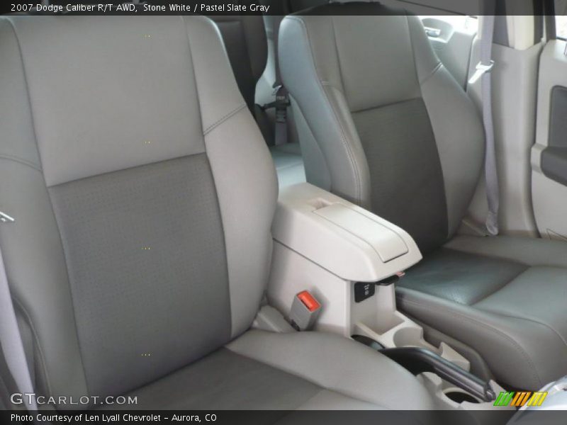 Stone White / Pastel Slate Gray 2007 Dodge Caliber R/T AWD
