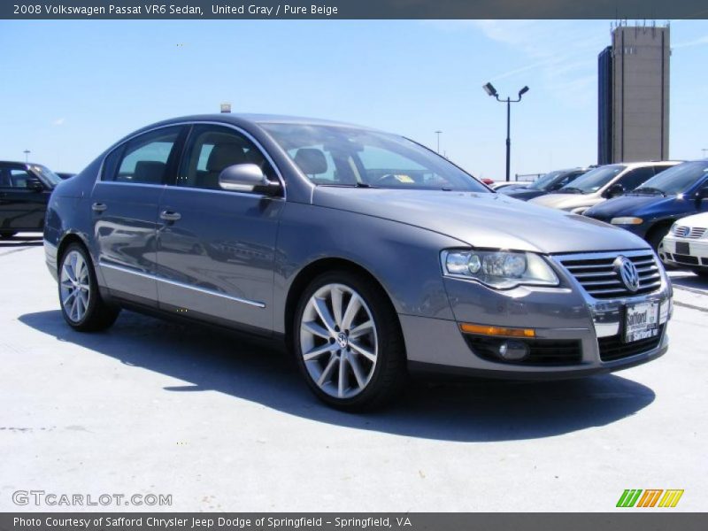 United Gray / Pure Beige 2008 Volkswagen Passat VR6 Sedan