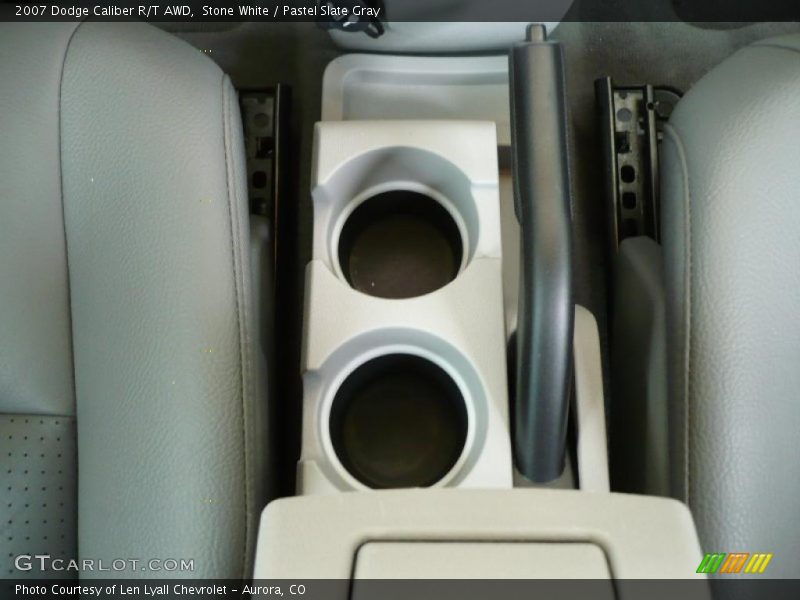 Stone White / Pastel Slate Gray 2007 Dodge Caliber R/T AWD
