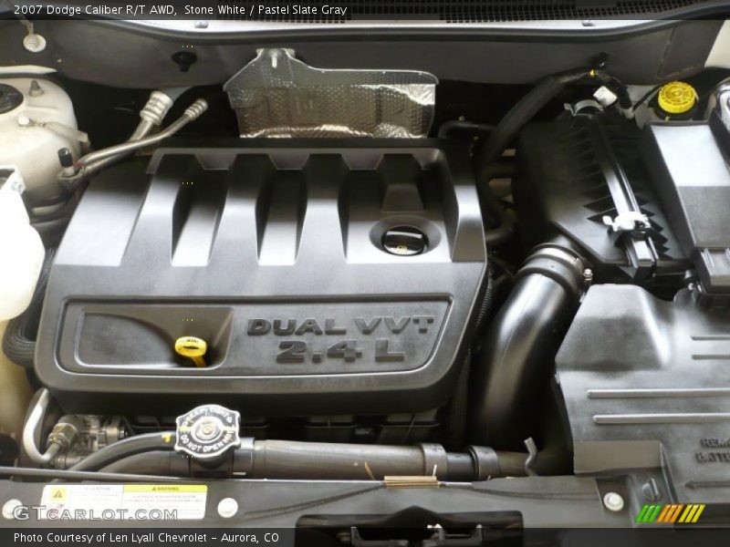 Stone White / Pastel Slate Gray 2007 Dodge Caliber R/T AWD