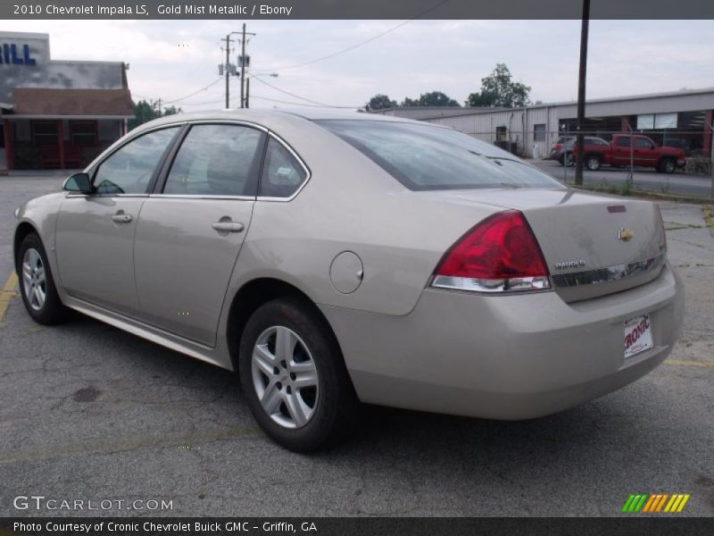 Gold Mist Metallic / Ebony 2010 Chevrolet Impala LS