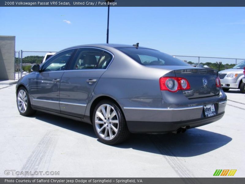 United Gray / Pure Beige 2008 Volkswagen Passat VR6 Sedan