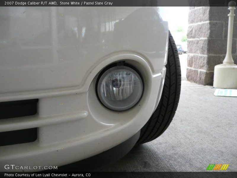 Stone White / Pastel Slate Gray 2007 Dodge Caliber R/T AWD