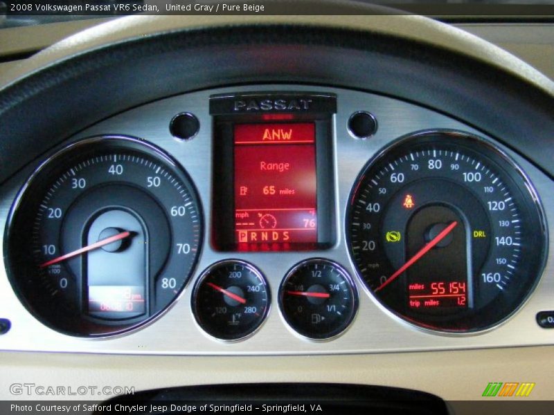 United Gray / Pure Beige 2008 Volkswagen Passat VR6 Sedan