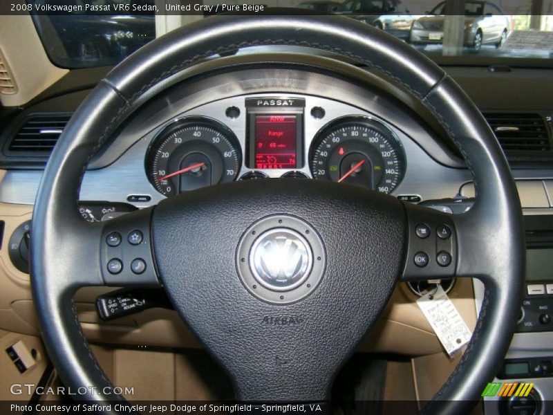 United Gray / Pure Beige 2008 Volkswagen Passat VR6 Sedan