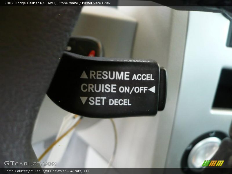 Stone White / Pastel Slate Gray 2007 Dodge Caliber R/T AWD