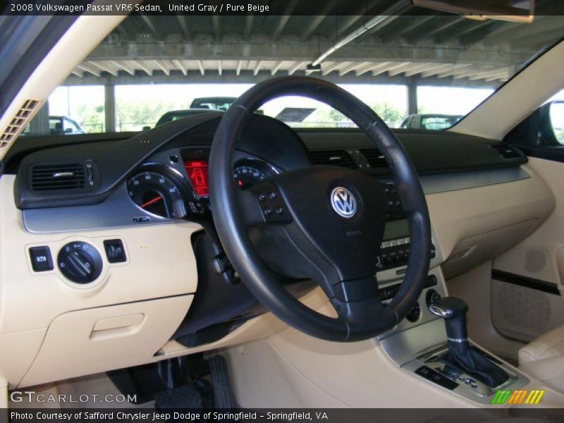 United Gray / Pure Beige 2008 Volkswagen Passat VR6 Sedan