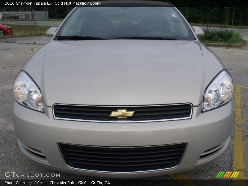 Gold Mist Metallic / Ebony 2010 Chevrolet Impala LS
