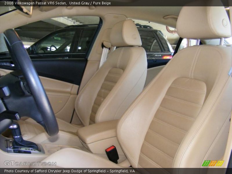 United Gray / Pure Beige 2008 Volkswagen Passat VR6 Sedan