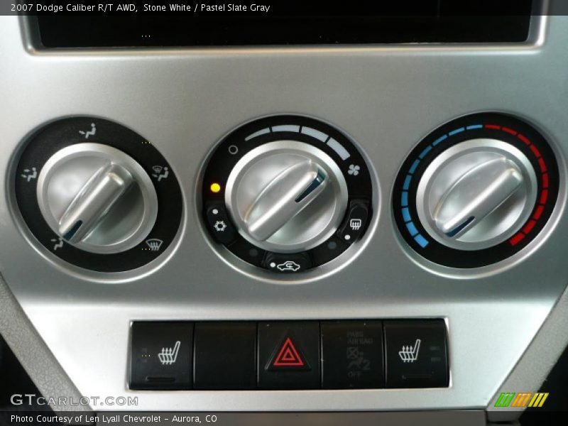 Stone White / Pastel Slate Gray 2007 Dodge Caliber R/T AWD