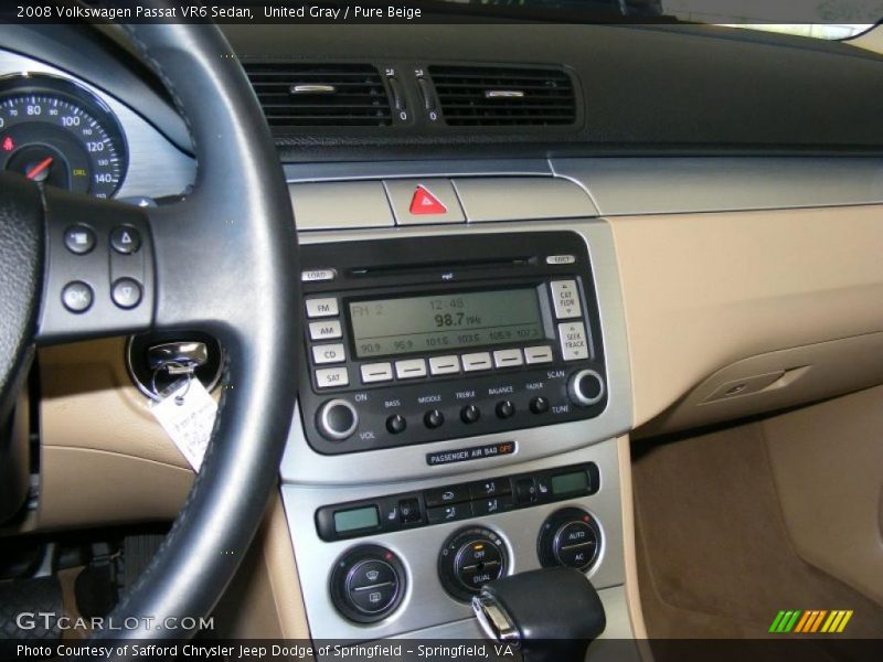 United Gray / Pure Beige 2008 Volkswagen Passat VR6 Sedan