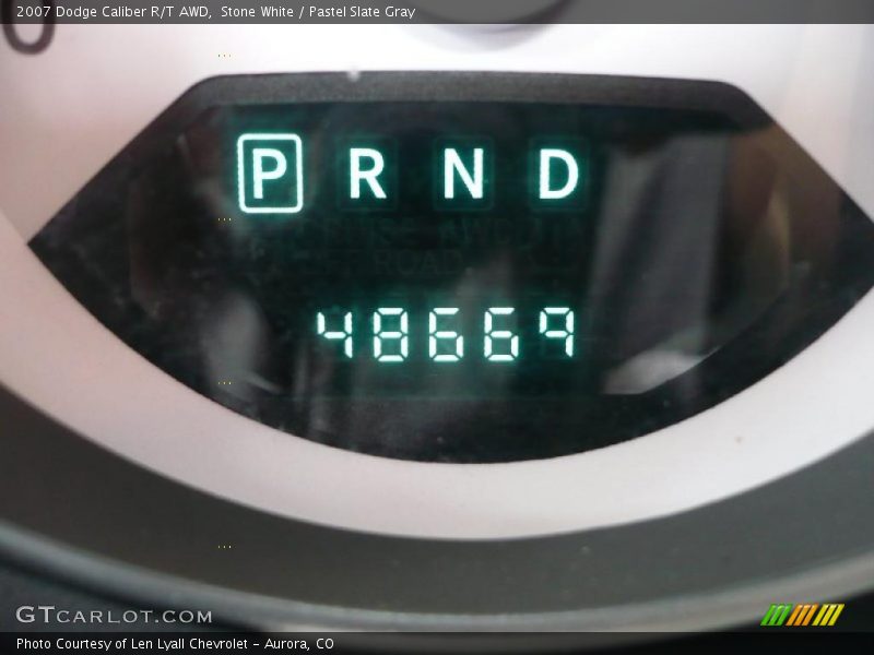Stone White / Pastel Slate Gray 2007 Dodge Caliber R/T AWD