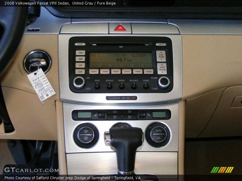 United Gray / Pure Beige 2008 Volkswagen Passat VR6 Sedan