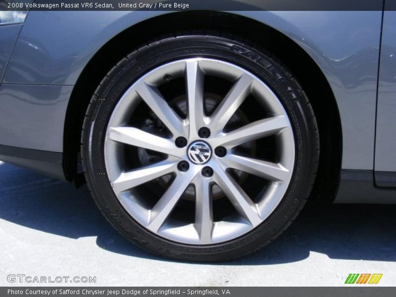United Gray / Pure Beige 2008 Volkswagen Passat VR6 Sedan