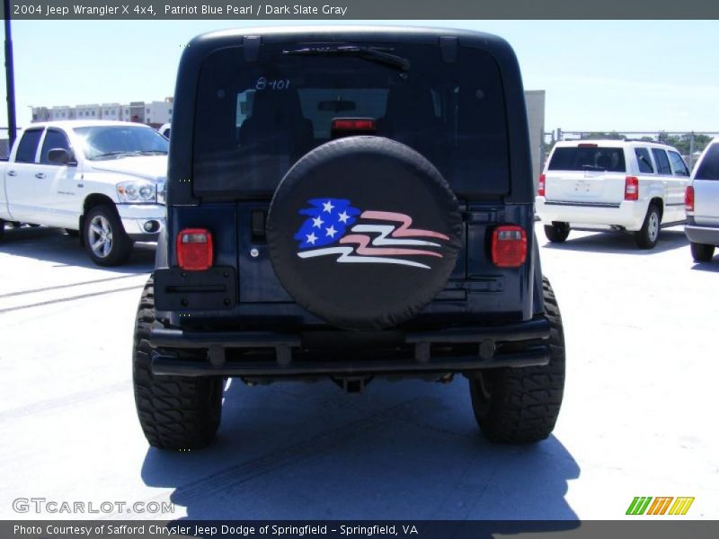 Patriot Blue Pearl / Dark Slate Gray 2004 Jeep Wrangler X 4x4