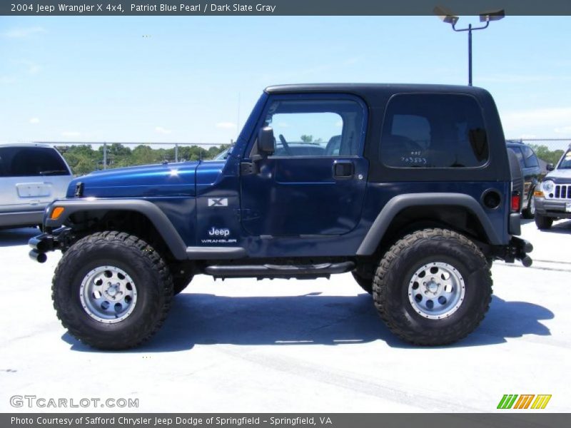 Patriot Blue Pearl / Dark Slate Gray 2004 Jeep Wrangler X 4x4