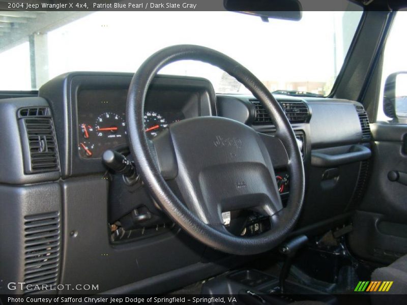 Patriot Blue Pearl / Dark Slate Gray 2004 Jeep Wrangler X 4x4
