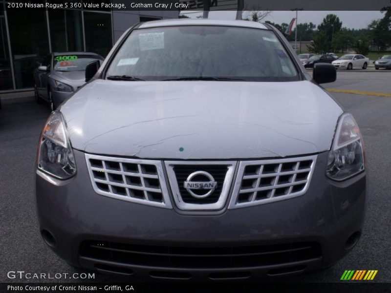 Gotham Gray / Gray 2010 Nissan Rogue S 360 Value Package