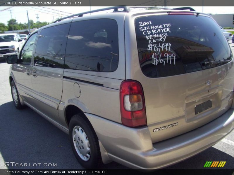 Sand / Beige 2001 Oldsmobile Silhouette GL