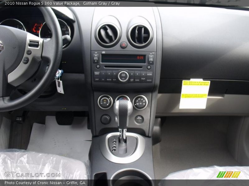 Gotham Gray / Gray 2010 Nissan Rogue S 360 Value Package