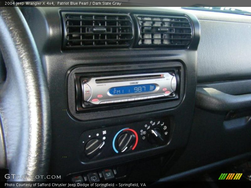 Patriot Blue Pearl / Dark Slate Gray 2004 Jeep Wrangler X 4x4