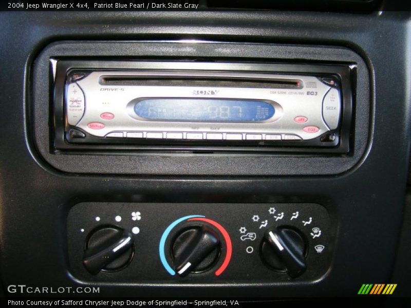 Patriot Blue Pearl / Dark Slate Gray 2004 Jeep Wrangler X 4x4