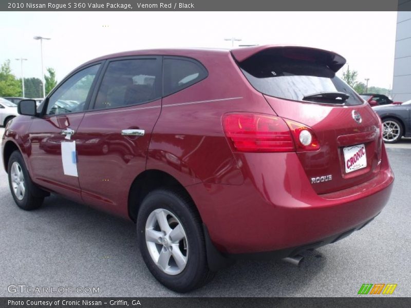 Venom Red / Black 2010 Nissan Rogue S 360 Value Package