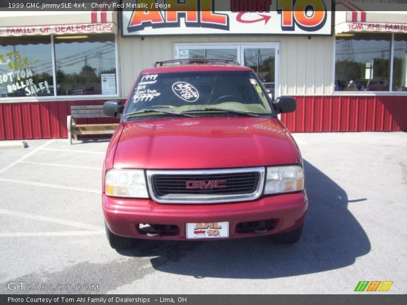 Cherry Red Metallic / Beige 1999 GMC Jimmy SLE 4x4