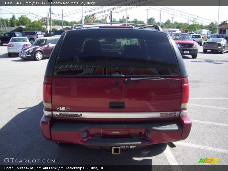 Cherry Red Metallic / Beige 1999 GMC Jimmy SLE 4x4