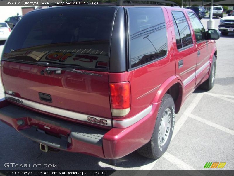 Cherry Red Metallic / Beige 1999 GMC Jimmy SLE 4x4